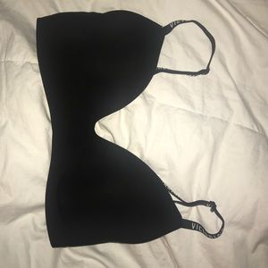 Black logo seamless Victoria secret bra
